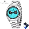 PAGANI DESIGN Men's Watches Retro Panda Dial Quartz Watch Men Japan VK63 Chronograph Sapphire Glass Wrist Watch Men 2026New-1782