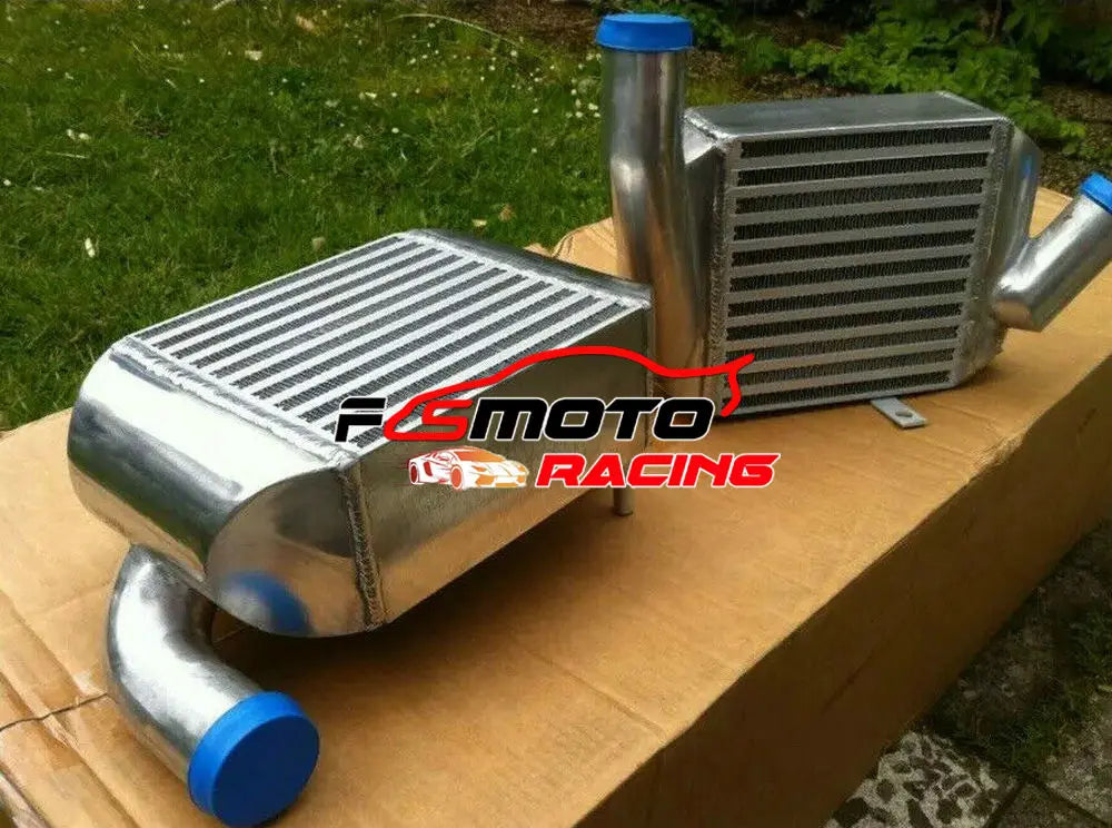 A Pair Front Side Mount Aluminum Intercooler For Audi S4 B5 S4 RS4 Avant A6 C5 Bi-Turbo 2.7L Allroad Quattro 1997-2005 BiTurbo