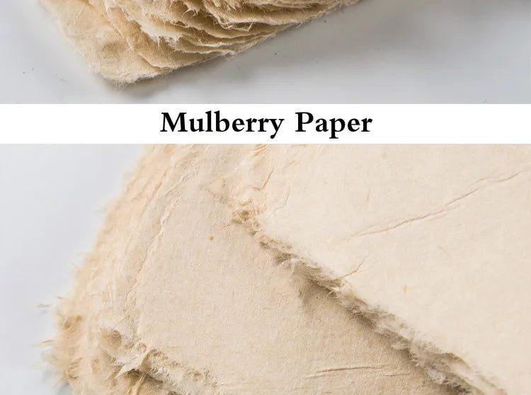 Chinese Mulberry Paper Chinese Ming Qing Dynasty Ancient Paper Handmade Calligraphy Painting Vintage Rice Papier Rijstpapier
