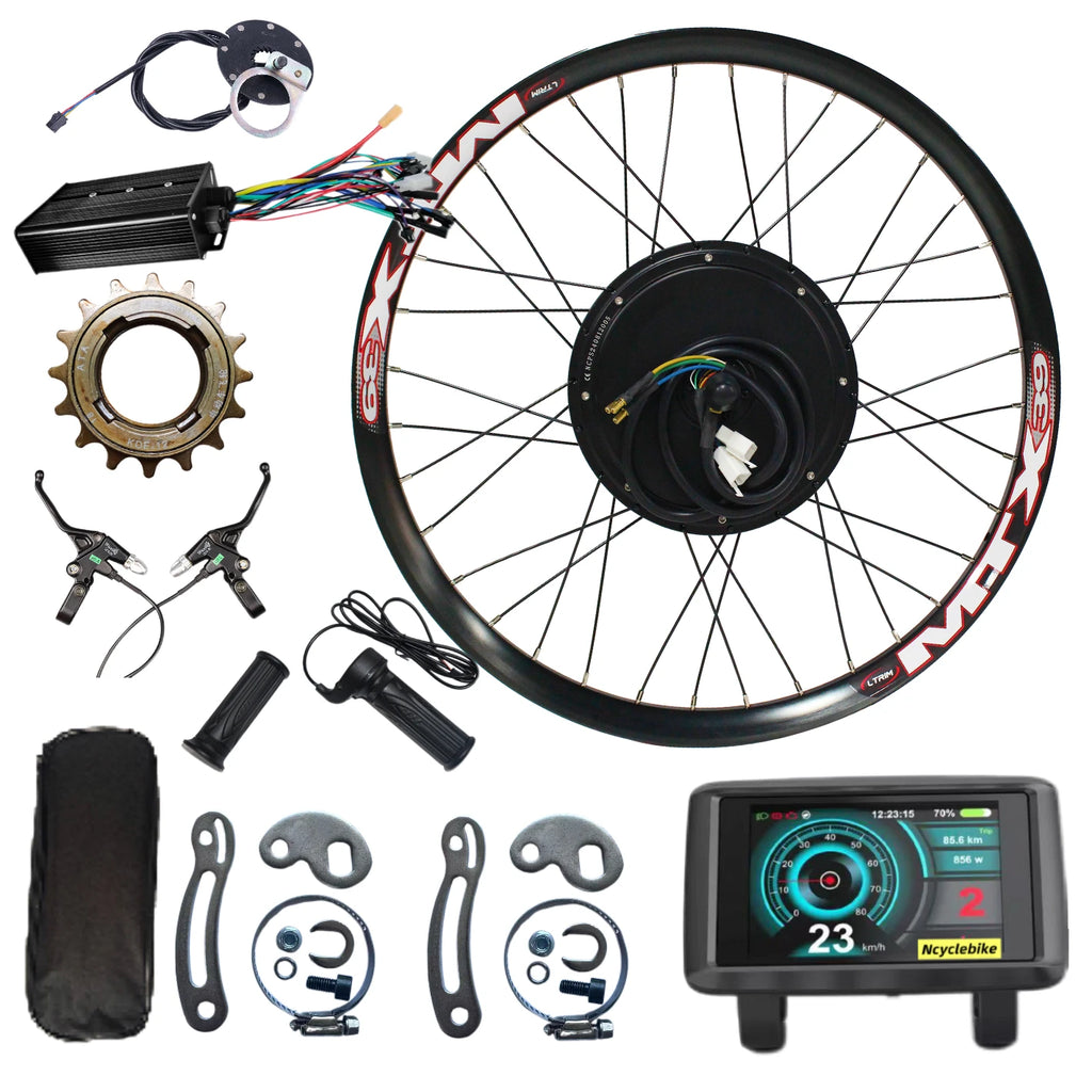 High Speed 72v 4000w Electric Bike Conversion Kit From USA Warehouse 3 Days Delivery