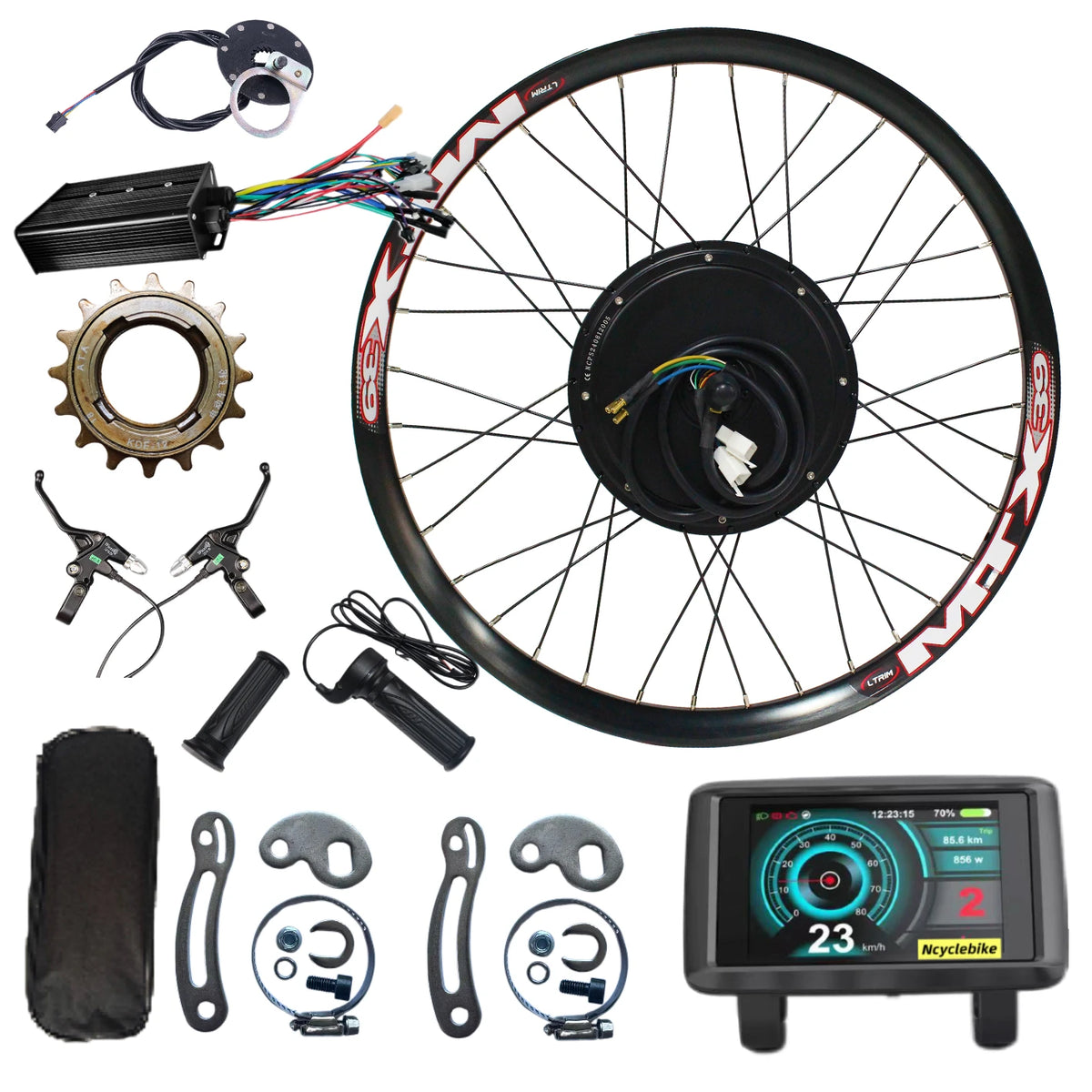 High Speed 72v 4000w Electric Bike Conversion Kit From USA Warehouse 3 Days Delivery