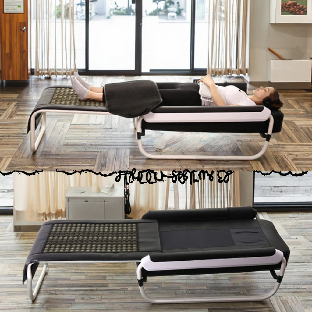 Home Use Professional Jade Massage Bed with Far Infrared Heating Care Cama De Masaje for Spine Care and Muscle Therapy