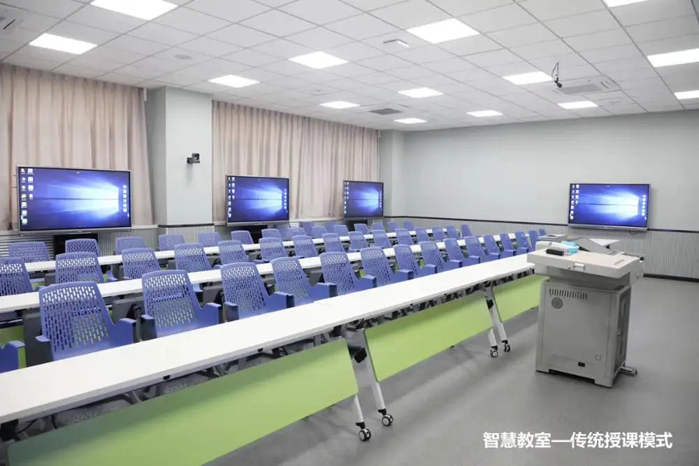Folding Desk Mobile Conference Training Table/School Learning Desk with Wheels/Office Furniture