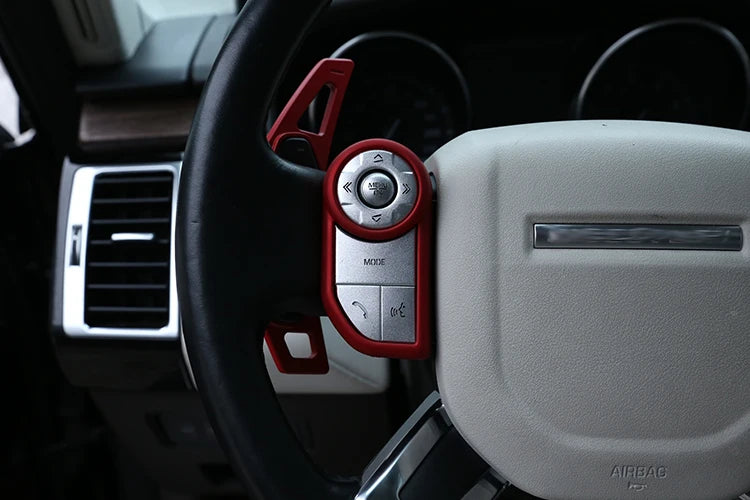 For Land Rover Range Rover Sport Voque Evoque Velar Steering Wheel Button Decorative Frame For Discovery 5/Sport