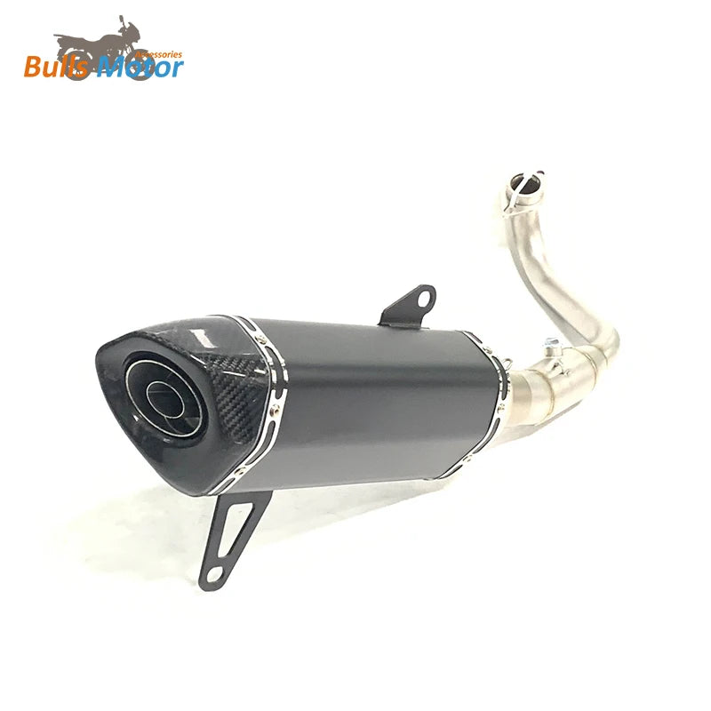 Bulls Motor AAkprovic Full Exhaust System for X-max300  XMAX 250 Bike Exhaust Carbon Fiber All Year Scooter Exhaust Elbow