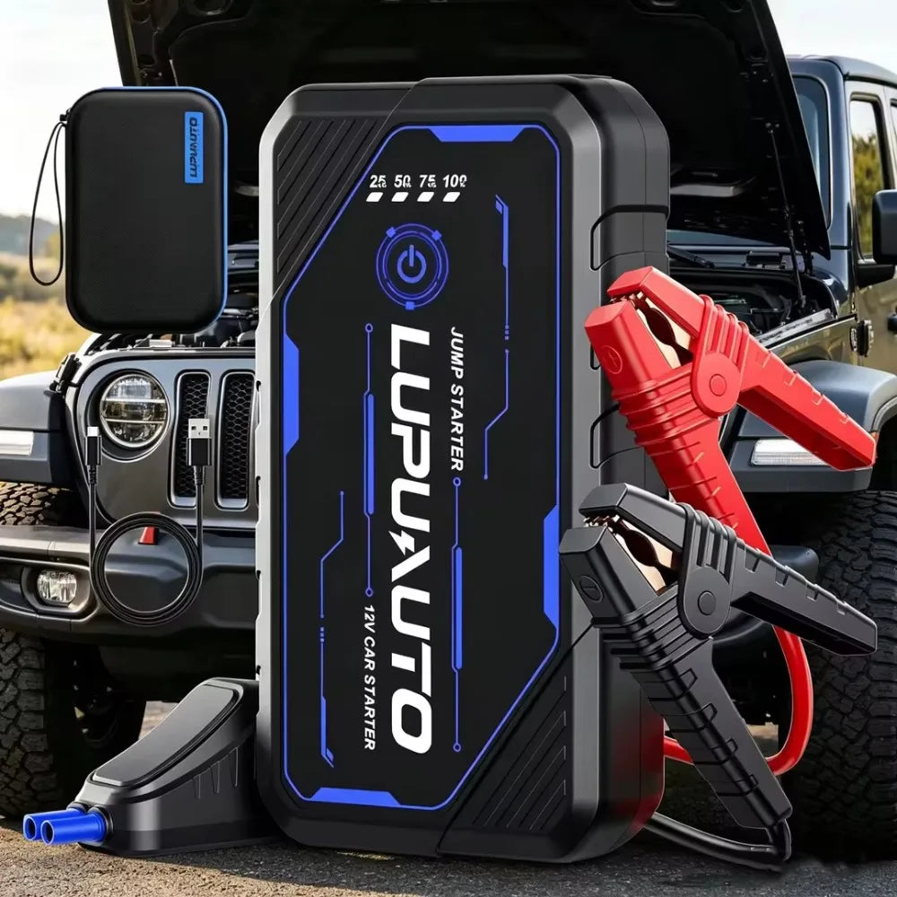 4000A Car Portable 12V Jump Starter Power Bank 12V Auto Battery Charger Booster Starting Device