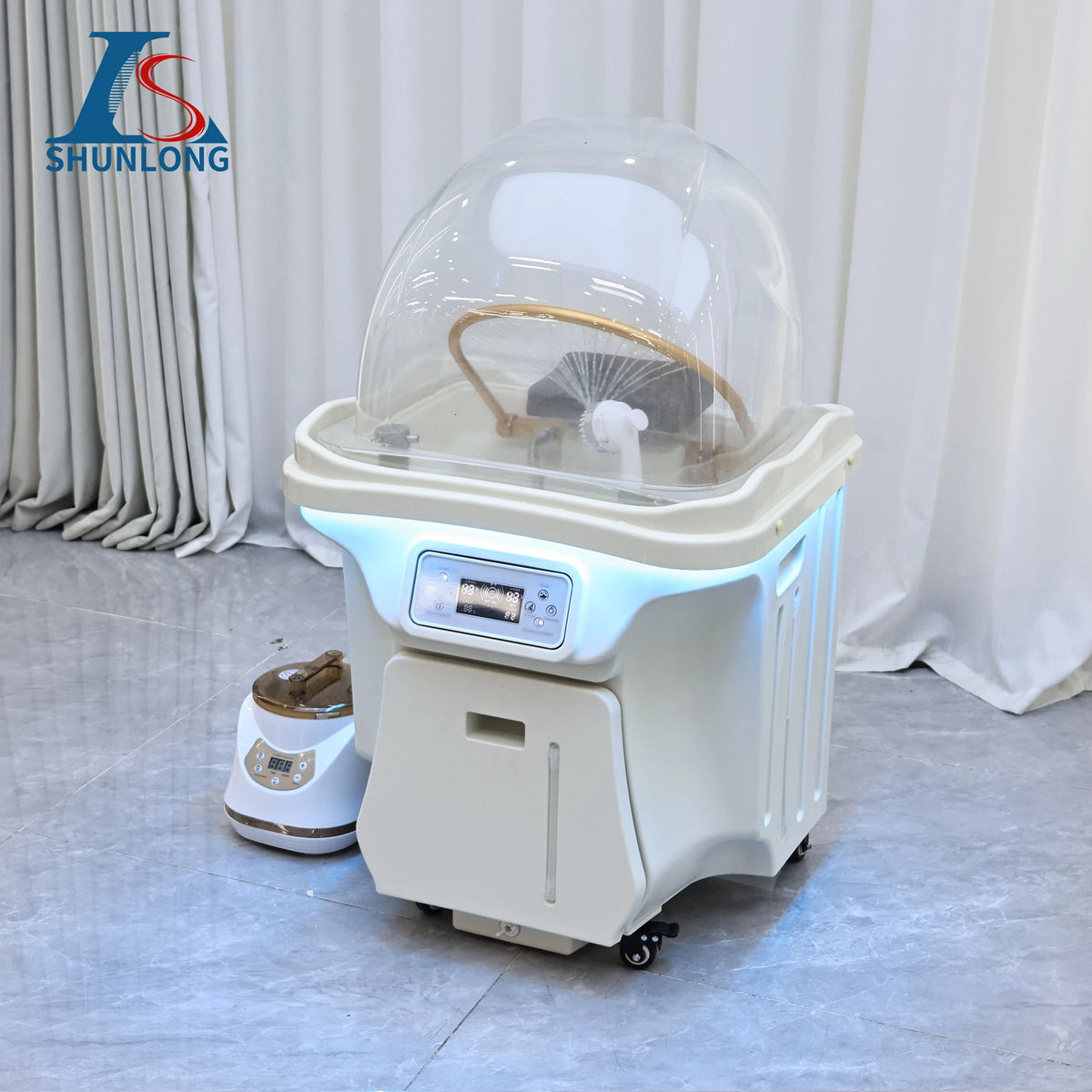 In Stock Pipeless Water Tank Salon Furniture Portable Adjustable Shampoo Basin with 60l Waste Water Bucket 30l