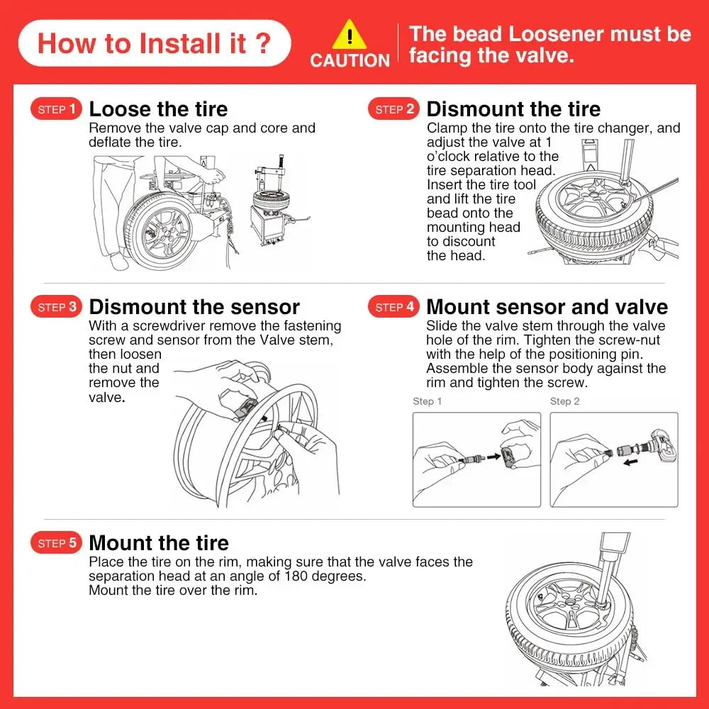 USA EU Warehouse LAUNCH LTR-V Programmed Tire Pressure Monitoring System RF Dual Frequency (315MHZ+433MHZ) TPMS Sensor
