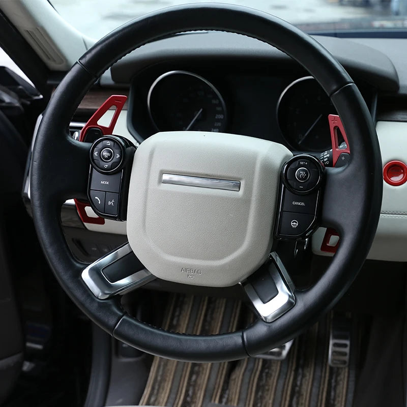 For Land Rover Range Rover Sport Voque Evoque Velar Steering Wheel Button Decorative Frame For Discovery 5/Sport