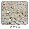 1kg Flat Tile 1x1 98138 Round Building Blocks Plastic MOC Bricks Parts Pixel Art DIY, Compatible DIY pixel Art Blocks