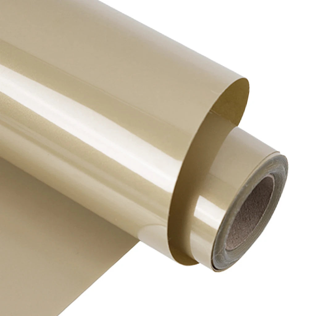 2026 Hot Sale Easy Weed and Cut Htv Rolls PVC Glossy with Sticky Vinyl Sticker Heat Transfer Vinyl Flex for Clothing DIY