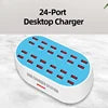Fast Delivery High Quality 30/24/18/12 Ports 160W/120W 5V 2.4A Multi USB Charger Desktop Fast Smart USB Charging Station