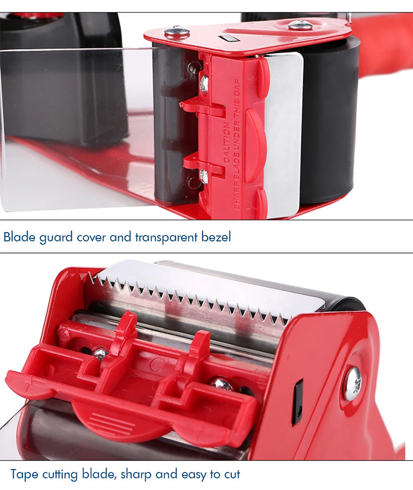 Tape Gun Standard Handheld Tape Dispenser 5cm Width Sealing Tape Holder Cutter 테이프 디스펜서 for Box Carton Sealing and Packaging
