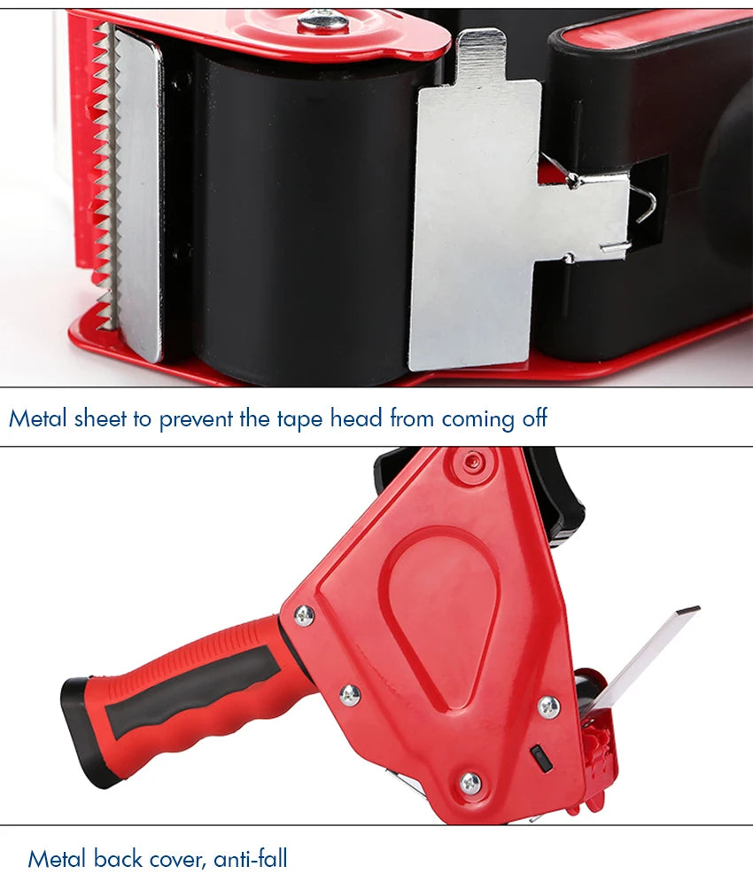 Tape Gun Standard Handheld Tape Dispenser 5cm Width Sealing Tape Holder Cutter 테이프 디스펜서 for Box Carton Sealing and Packaging