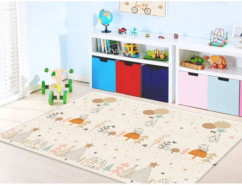 Xpe Baby Folding Play Mat Foldable Cartoon Baby Play Mat Kids Mats Play Playmat