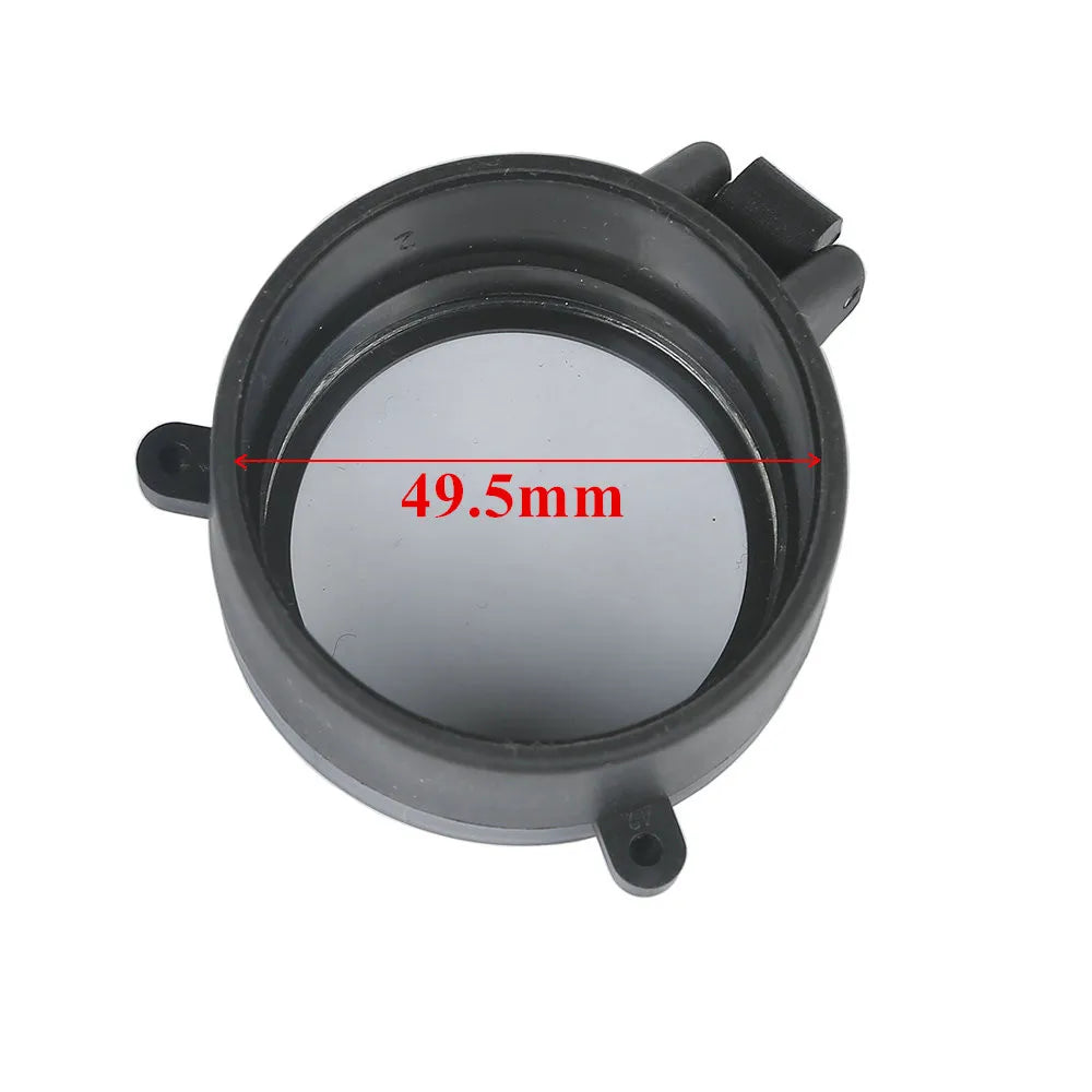 30-64 mm Transparent Rifle Scope Quick Flip Spring Up Open Lens Cover Cap Eye Protect Objective Lens Eye Caliber Pistol