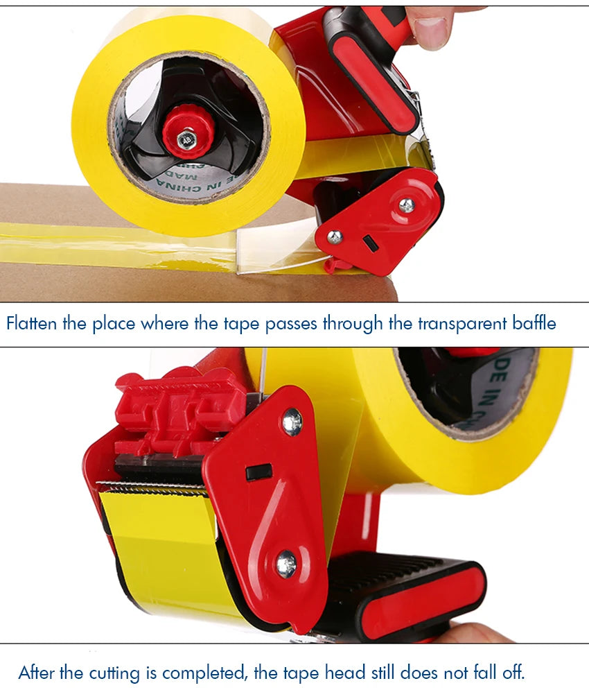 Tape Gun Standard Handheld Tape Dispenser 5cm Width Sealing Tape Holder Cutter 테이프 디스펜서 for Box Carton Sealing and Packaging