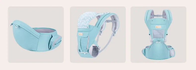 Baby Carrier Ergonomic Hip Seat Carrier With Hood Front&Back