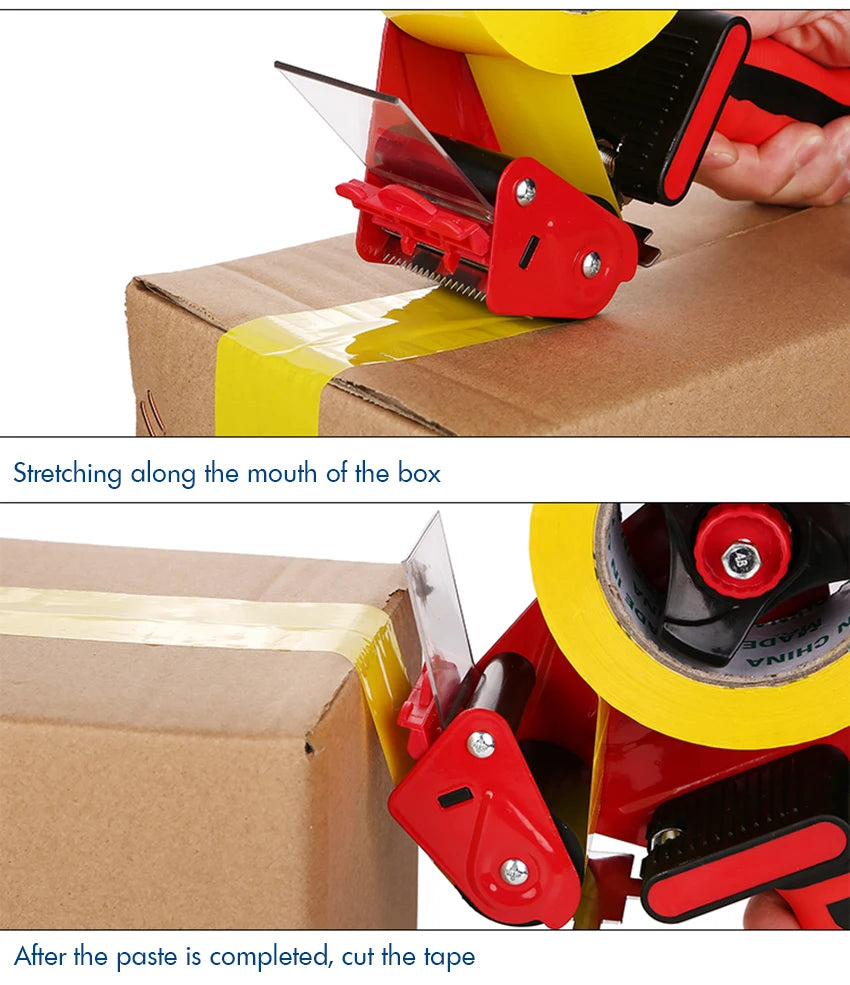Tape Gun Standard Handheld Tape Dispenser 5cm Width Sealing Tape Holder Cutter 테이프 디스펜서 for Box Carton Sealing and Packaging