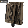IDOGEAR Molle Pistol Mag Magazine Pouch Set Holster Fastmag Belt Clip Plastic Molle Pouch Shell Mag Set