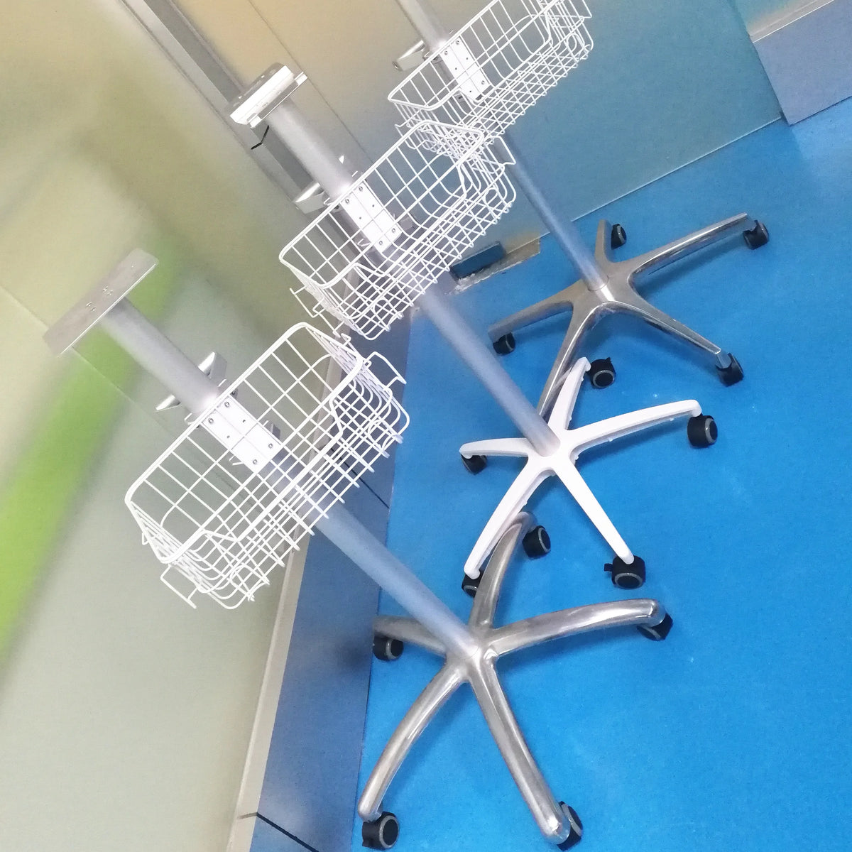 Factory Wholesale Price Stainless Steel Medical Monitor Stand Patient Monitor Trolley for Hospital