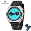PAGANI DESIGN Men's Watches Retro Panda Dial Quartz Watch Men Japan VK63 Chronograph Sapphire Glass Wrist Watch Men 2026New-1782