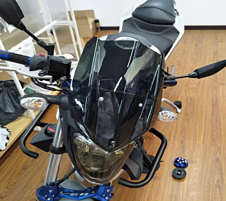 ABS Motorcycle Windshield WindScreen With Bracket for Yamaha MT-03 2017