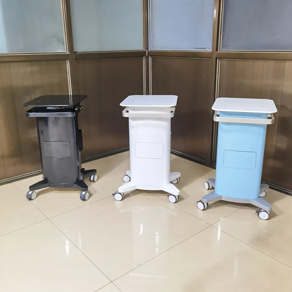 Free Shipping Luxury Spa Salon Trolley Cart Plastic Modern Design Hospital Use Facial Beauty Equipment