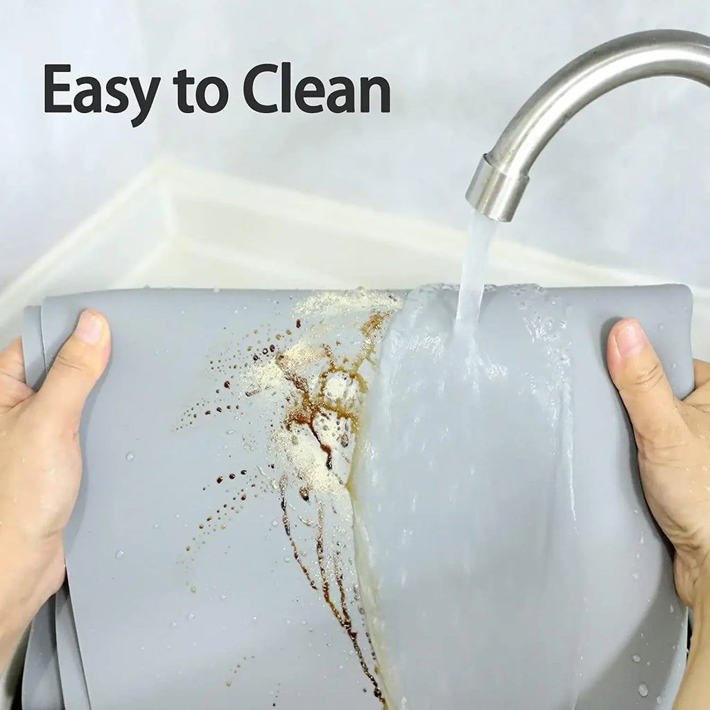 FDA Large Size Silicone Kitchen Table Mat Silicone Counter Mat Heat Resistant Kitchen Counter Top Protector Non Slip Mat