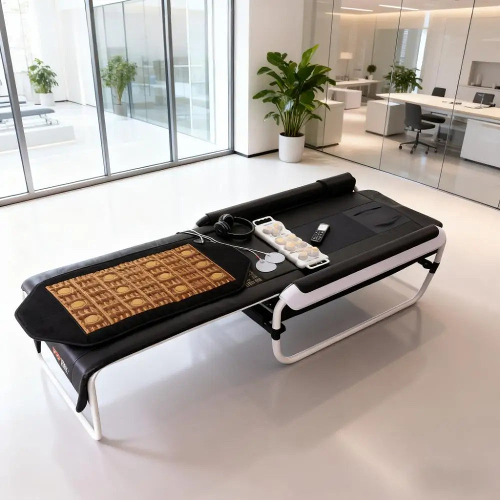 Pop Relax High Quality Home Use Jade Bed with Natural Stone ISO13485 Certified Cama De Masaje for Therapeutic Massage