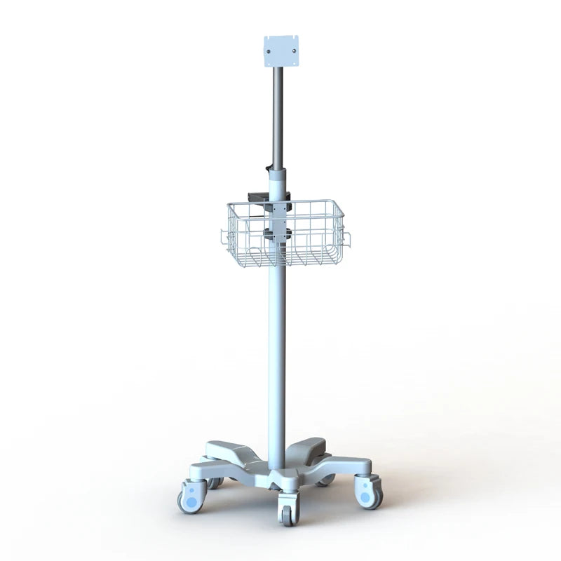 Ergonomic Design High-end Aluminum Hospital Monitor Stand/Dental Nursing Trolley/ Medical Tablet Cart