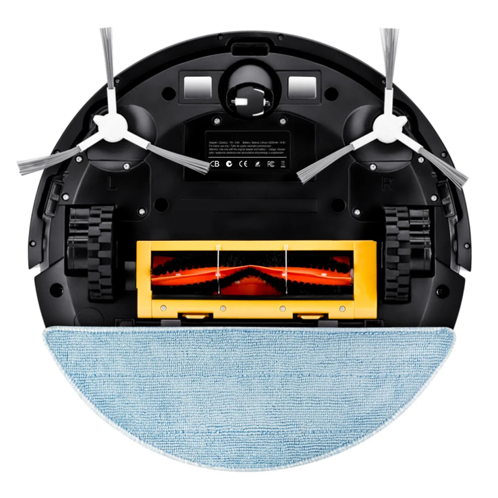 For X8 Pro Robot Vacuum Cleaner with Laser Navigation Wet & Dry Cleaning HEPA Filter Battery-Powered for Household Use