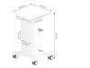 Free Shipping Luxury Spa Salon Trolley Cart Plastic Modern Design Hospital Use Facial Beauty Equipment