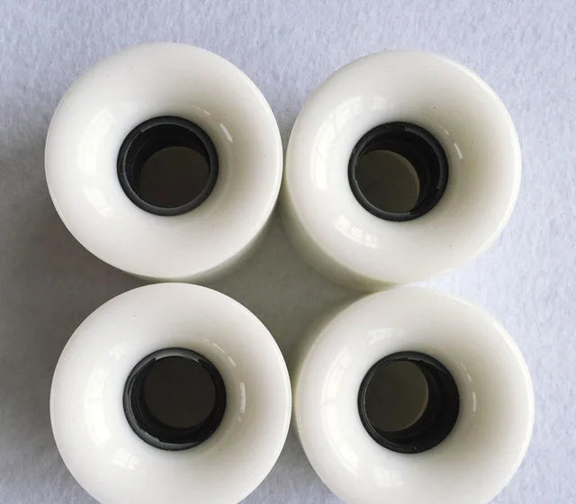 4 Pieces 78A 60*45mm LED Flash Longboard Wheel DanceBoard Transparent Skateboard Wheel PU Double Rocker Flashing Wheel