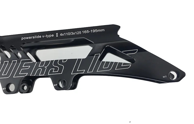 Powerslide Inline Skates Frame 3x125 4x110 3x110 4x100 3x100 4x90 3x90 4x84 mm Speed Skate Aluminium Alloy CNC 150-195 Chassis