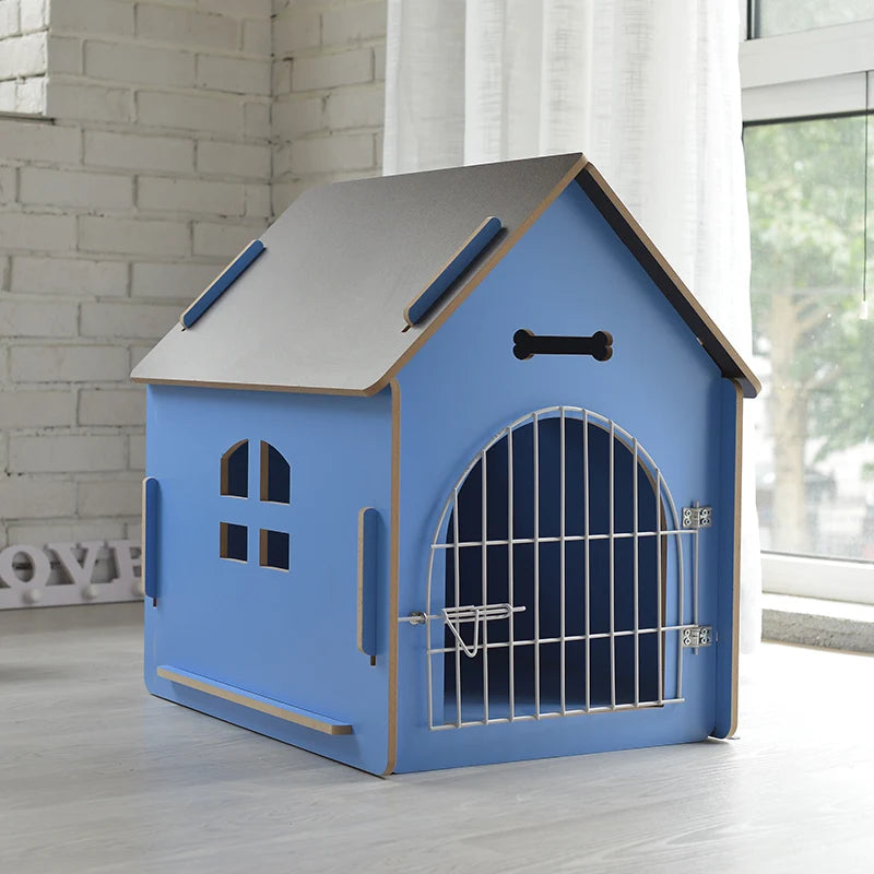 Yueshang New Wood Dog House Pet Kennel Pet Bed Mat Cat Nest a Wood Dog Premises Manufacturers Direct Sales