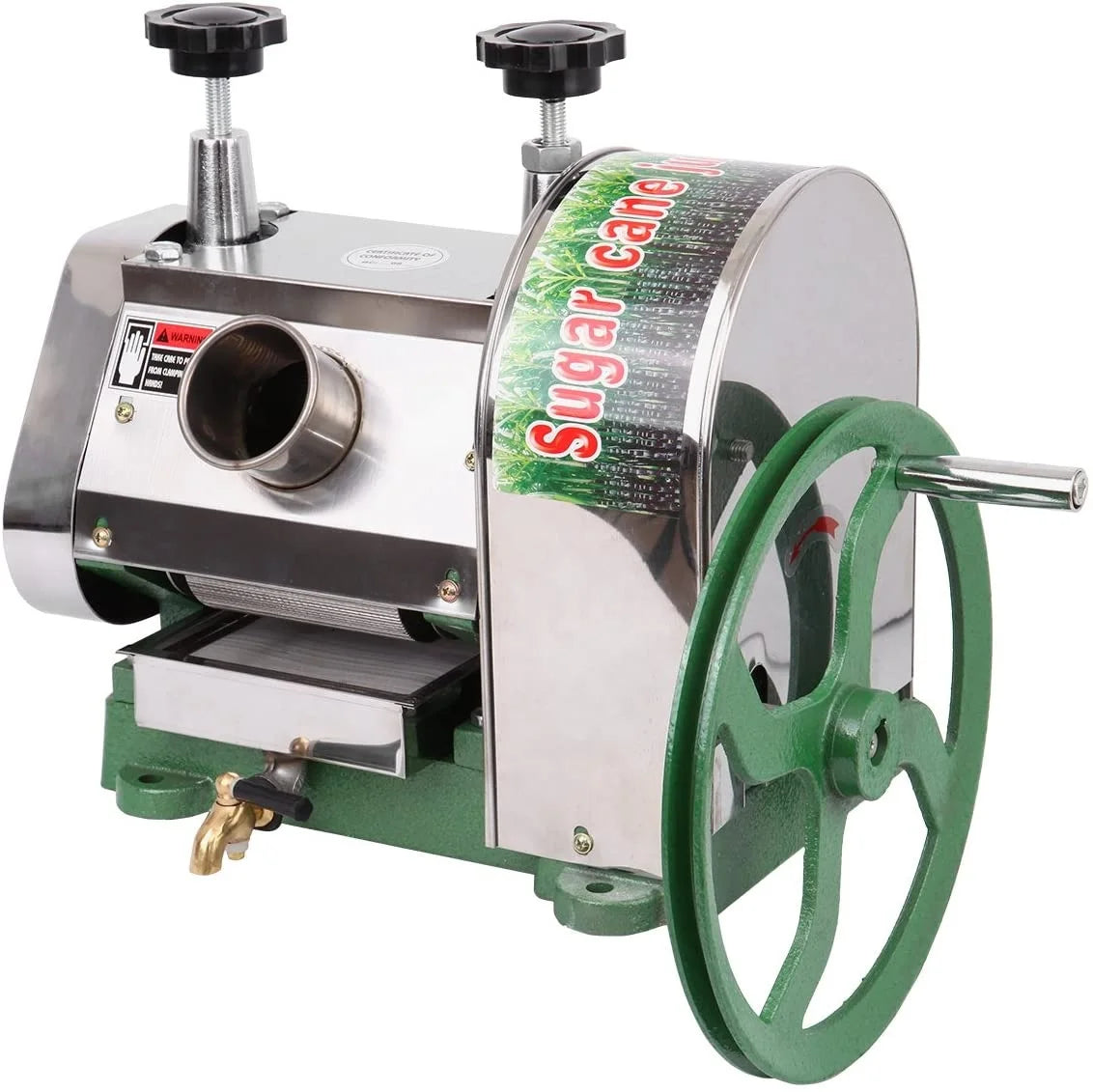 Manual Stainless Steel Sugarcane Juicer Machine Efficient Juice Extractor for Sugar Cane Processing