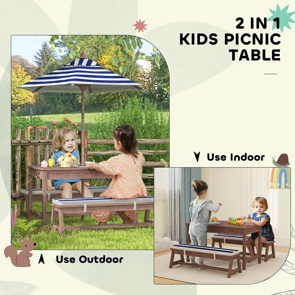 Kids Garden Picnic Table