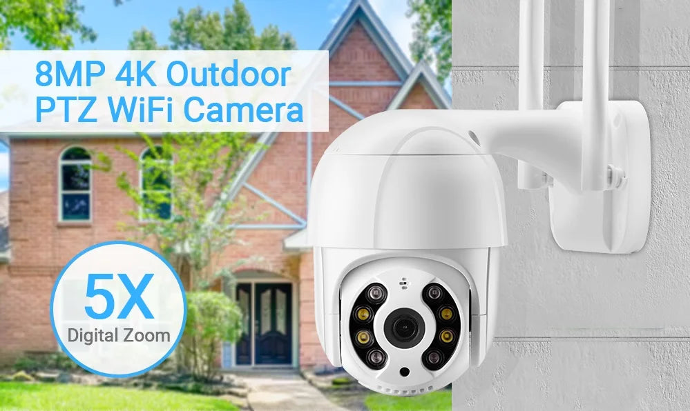 8MP 4K Ultra HD IP Camera 5MP Bullet Web Camera Audio Record Motion Detection Waterproof Outdoor Camera XMeye Cloud H.265
