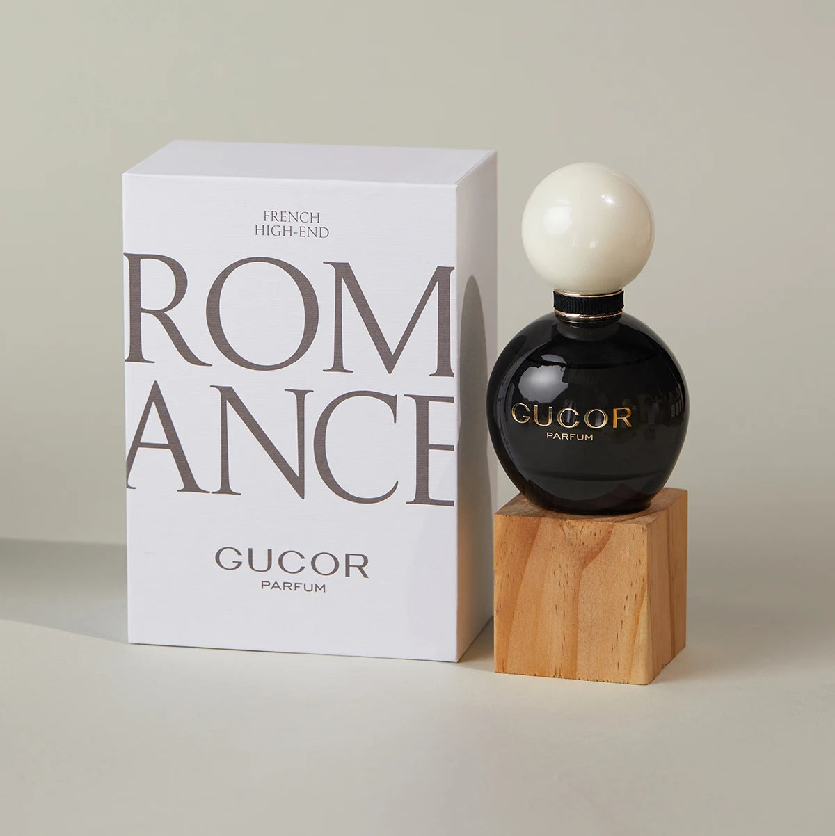 GUCOR 02 Series Women's Perfume 60ml High Transparency Glass with Fine Mist Nozzle French Sparkling Pearl Collection