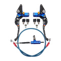GOOFIT Motorcycle 22mm CNC Hydraulic Adjustable Brake Pump Clutch Master Cylinder Lever Replacement for 125cc ATV Dirt Pit Bike