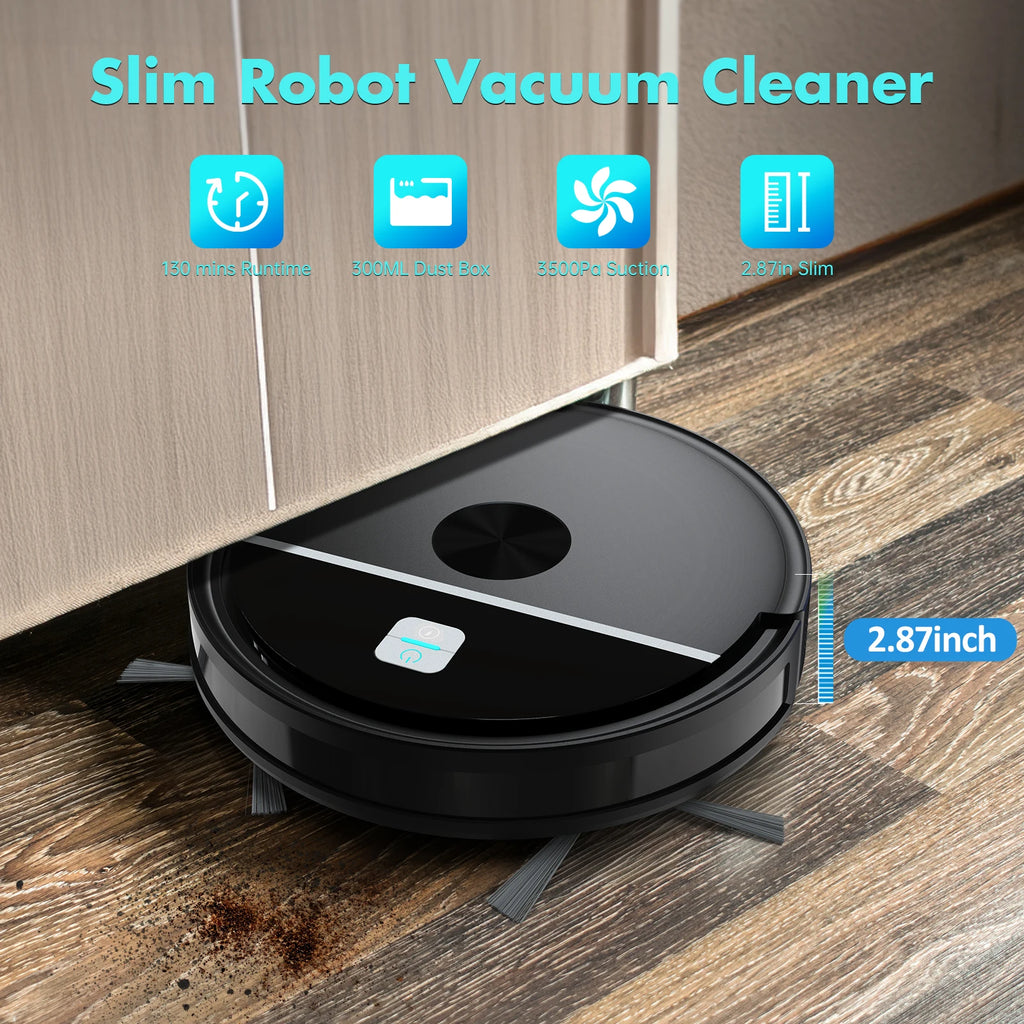 US Local Stock 3 in 1 Wet Dry Mop Household Floor Cleaner Robot Vacuum Cleaner Aspiradora Robot Wireless 3500Pa Strong Suction