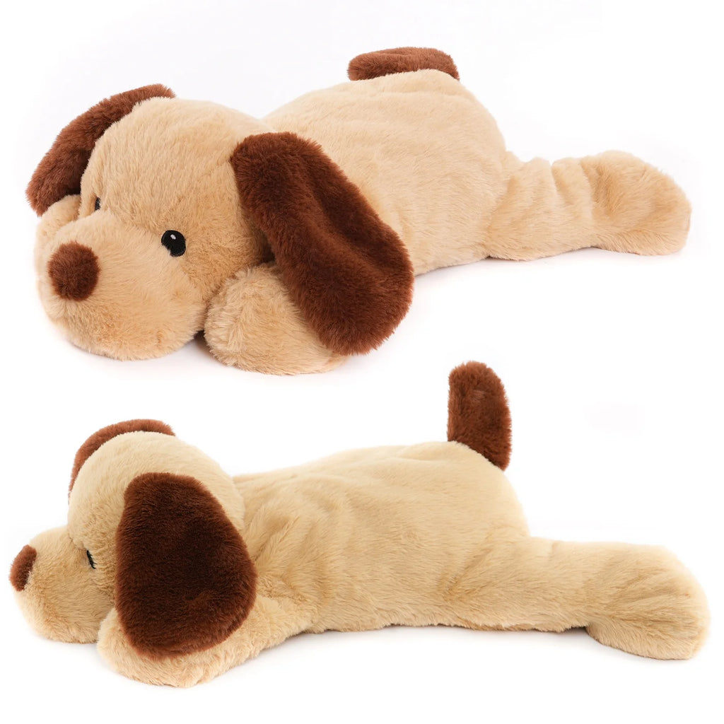 1kg Weighted Plush Dog Toy Soft Stuffed Animal Puppy Heavy Anxiety Relief Sensory Doll for Kids Gift
