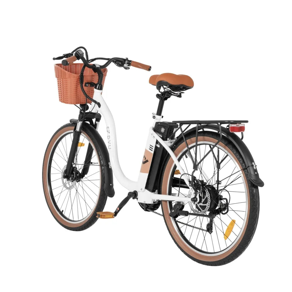 For C6 Pro 48V 7-Speed City Bike with Brushless Rear Hub Motor 50km Range Pedal-Assist Electric Bike