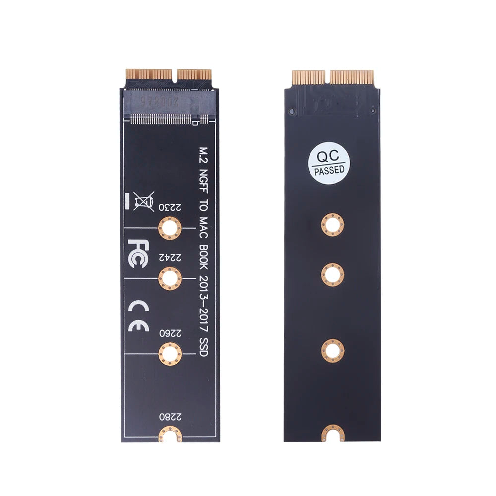 M.2 NVME SSD Convert Adapter Card for MacBook Air Pro Retina 2013-2017 NVME/AHCI SSD For A1465 A1466 A1398 A1502 Upgraded Kit