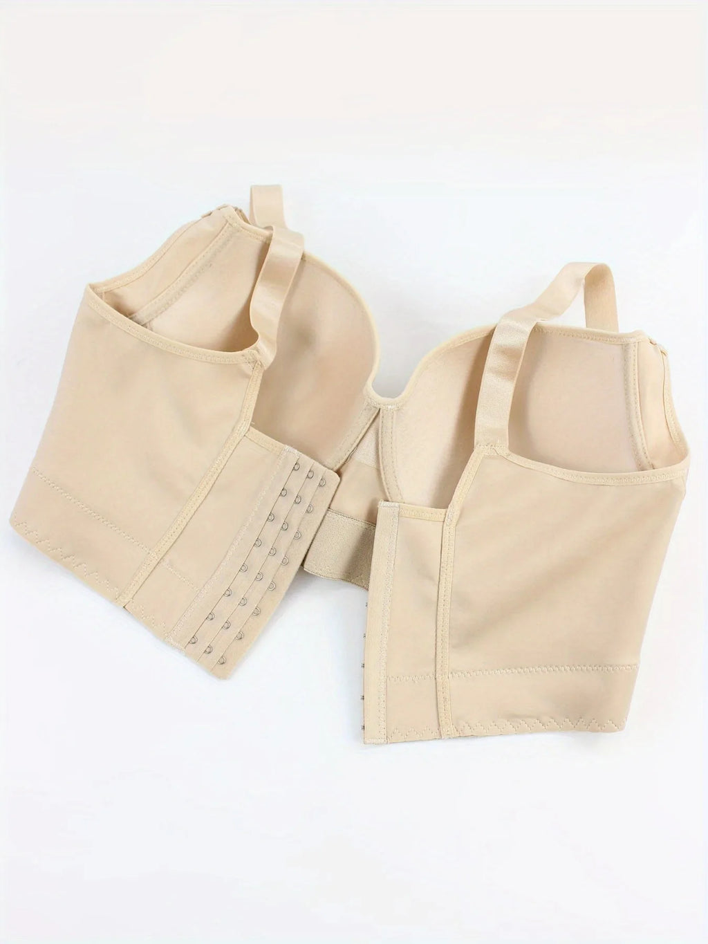 Plus Size Women Bras Under Wire 7 Hooks Back Closure Thin Cup Big Breast Adjustable Straps Polyester Bra