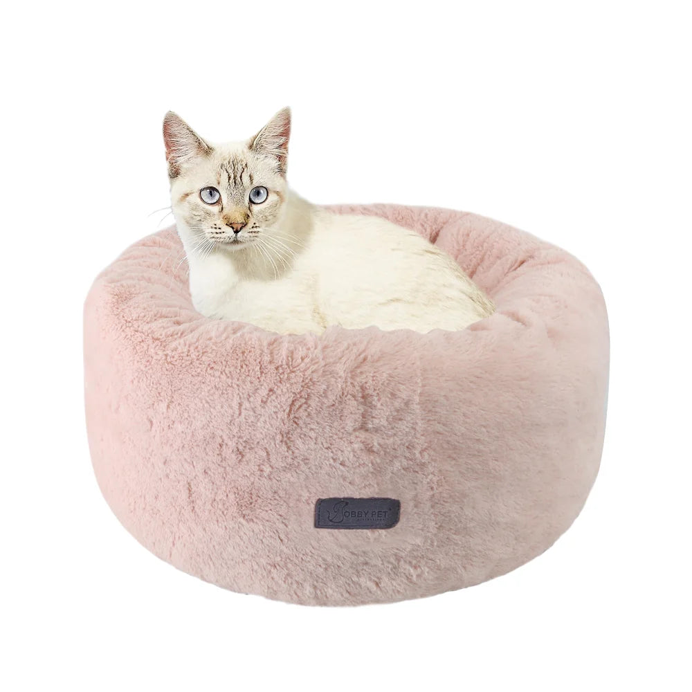 Bobbypet China Supplier Bed Dog Luxury Comfortable Dog Bed Self Warming Deep Cat Donut Dog Bed