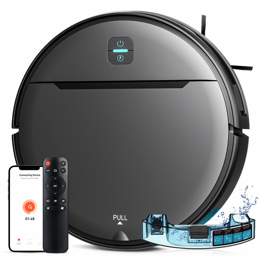 3 in 1 Sweeping Sucking Mopping Robotic Vacuum Cleaning Machine Rechargeable Wireless 3000pa Robot Vacuum Cleaner for Home