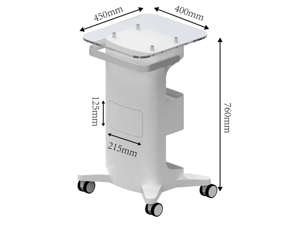 Free Shipping Luxury Spa Salon Trolley Cart Plastic Modern Design Hospital Use Facial Beauty Equipment