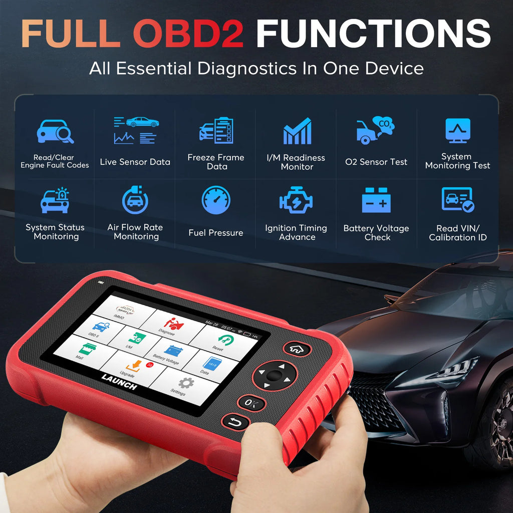 USA EU Warehouse LAUNCH CRP123E PLUS Lifetime Free Update Car Code Reader Diagnostic Tool